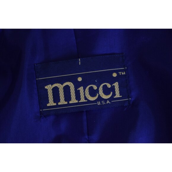 Vintage 90s‎ Wool Plaid Blazer by MICCI USA - Picture 8 of 10